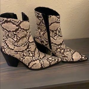 Snakeskin boots